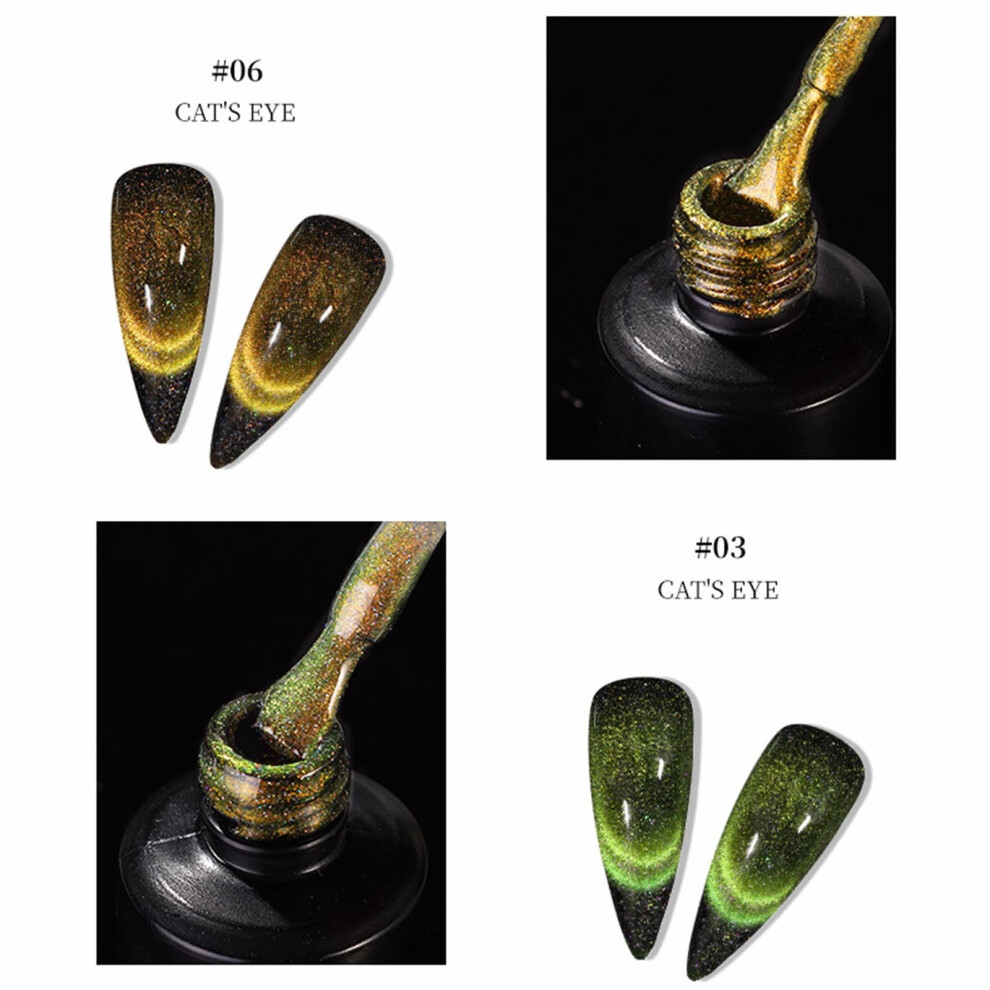 Cat Eye Nail Glue Reflective Broken Diamond 10ml