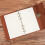 Notebook rope-bound loose-leaf dark blue retro travel diary 2