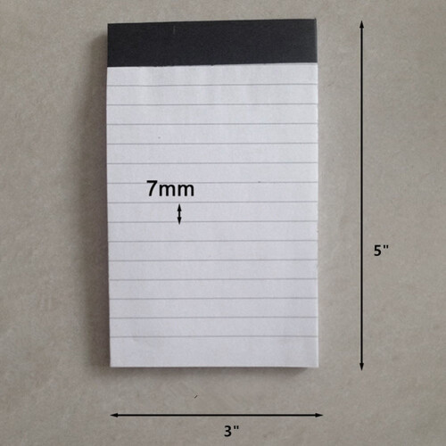 Handwriting Line Notebook A7 Mini Pocket Refill 10 Pcs 2