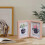 Wooden Double Folding Picture Frame 4x6 Inch Vertical 6