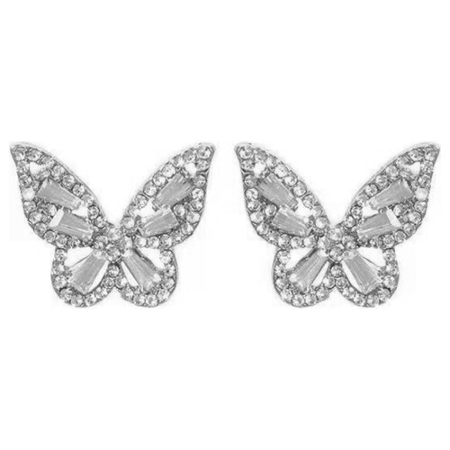 Butterfly ear studs for women 1 pair