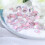 Polymer Clay Rhinestones Light Pink AB Heart 50pcs 4