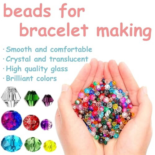 Crystal Glass Beads 1300 PCS 2