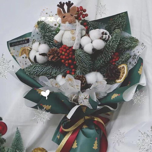 Christmas wrapping paper double-sided set of 10 sheets 2