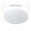 Fluffy Round Rug Gray Shag Plush 5 ft 2