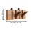 Natural Wood Wall-Mounted Coat Rack with 4 Flip Hooks 2