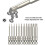 GLFSIL Torx screwdriver bit hollow T40 75mm 6