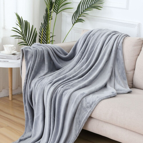 Temperature Regulating Blanket Coral Flannel 1pc 2