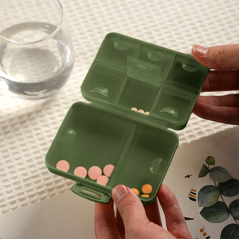 Weekly Pill Organizer Case with 8 Compartments