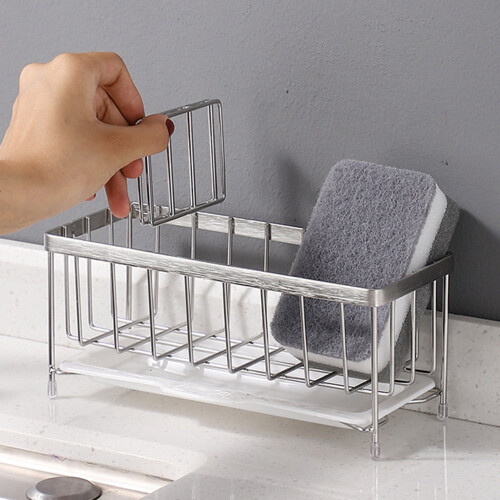 Kitchen Sink Drainer Basket Stainless Steel 1 Set 2