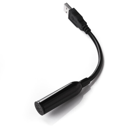 Mini USB recording microphone for PC black 1