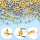 Crimp Beads for Jewelry Making Gold Silver 80 pcs 3