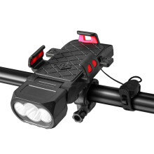 LED Bicycle Headlight Rechargeable USB 1 Pack