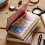 Vintage leather diary personalized for granddaughter 6