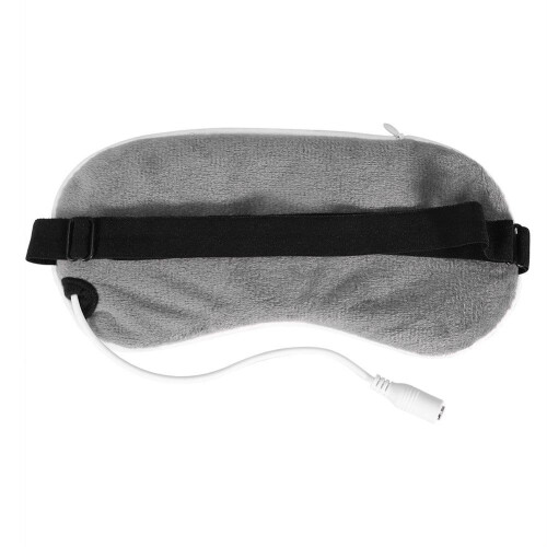 Heated Eye Mask Lavender Scented USB Powered Gray 1