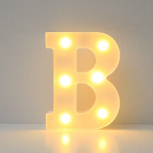 Christmas LED Alphabet Lights Battery Powered 12 Letters