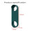 Google Nest doorbell silicone cover green 4