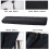 Piano Keyboard Dust Cover for 61-88 Keys Black 6