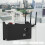 Wall Mount WiFi Router Shelf Black 4