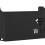 Wall Mount WiFi Router Shelf Black 6