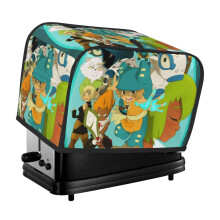 Wakfu toaster cover 2-slice polyester dust and fingerprint
