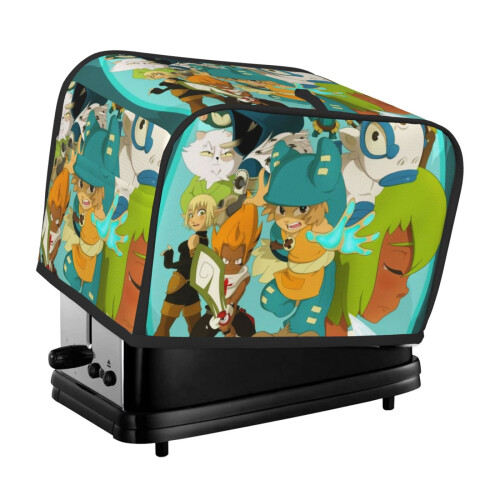 Wakfu toaster cover 2-slice polyester dust and fingerprint