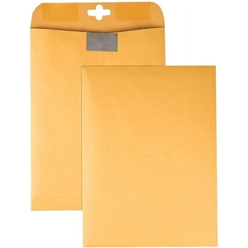Clear Clasp Envelopes 9 x 12 Inch 100 per Box 2