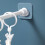 Shower Curtain Rod Holder Clear Tension Bracket 4PCS 5