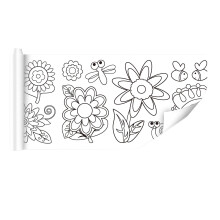 Graffiti Picture Scroll Wall Art for Kids Drawing
