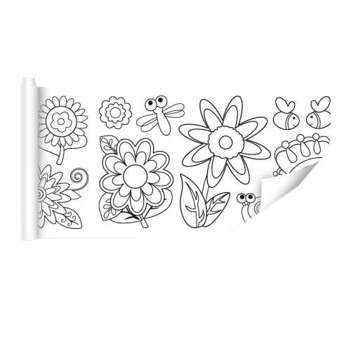 Graffiti Picture Scroll Wall Art for Kids Drawing