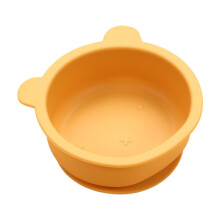 Silica Bowl Food Grade Bear Shape with Suction Base