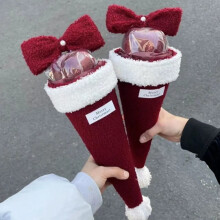 Red Christmas Bows for Gifts and Decor 12 pcs