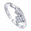 Constellation Ring Silver Plated Adjustable Size 6