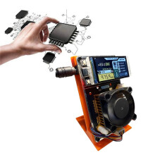 Geüpgradede NerdAxe NerdMiner Miner 500Gh/S Solo Loterij BTC Miner BM1366 ASIC Chip voor Bitaxe Loterij Mining Miner Britse Stekker