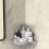 MERILER clear no-drill wall caddy with glacier pattern, 1 2