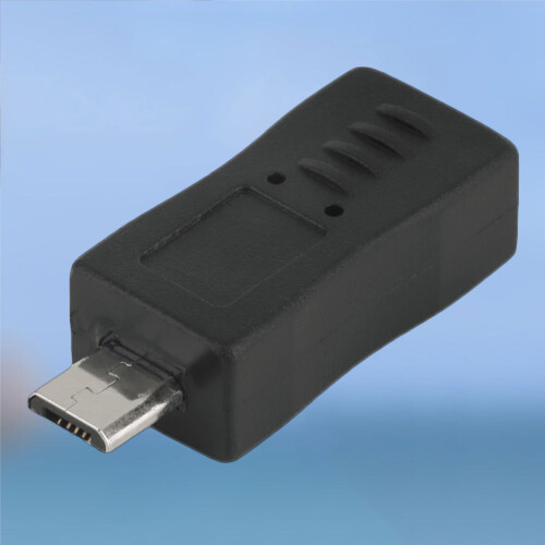 Mini USB母转公转换器 黑色 2个 1