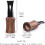 Ebony Wooden Cigar Mouthpiece Tips Set 4 Sizes 3
