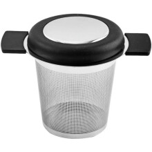 Stainless Steel Tea Infuser with Heat-Proof Handle and Fine