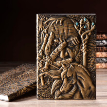 Retro Embossed Magician Notebook A5 100 Pages