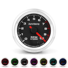 Tachometer Gauge 0-10000 RPM 52mm 12V 4/6/8 Cylinder