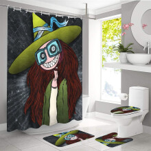 Adventure Time shower curtain set waterproof 4 pcs