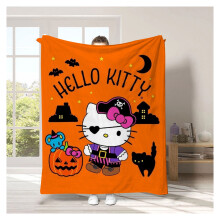 Hello Kitty Halloween blanket kawaii cat 70x90 cm