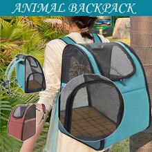 Jacenvly pet carrier backpack for dogs and cats blue