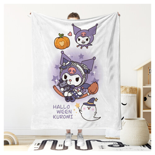 Kuromi Halloween blanket thickened 70x90 cm