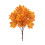 Artificial Red Maple Leaves with Stem UV Resistant 1 Piece 6