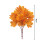Artificial Red Maple Leaves with Stem UV Resistant 1 Piece 7