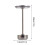 Retro USB Rechargeable Desk Lamp 3-Color Dimmable LED 2