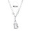 Meidiya 925 Sterling Silver Initial Pendant Necklace A-Z 8