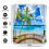 Ocean Tropical Island Shower Curtain Polyester 72x72 4