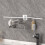 Triple Swing-Out Towel Bar Wall Mounted 3-Pole 7